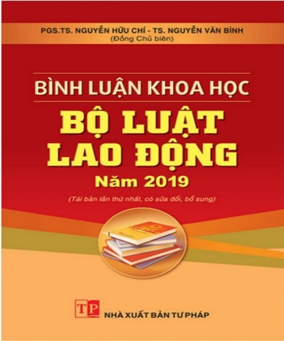 Sách Bình luận khoa học Bộ luật lao động 2019