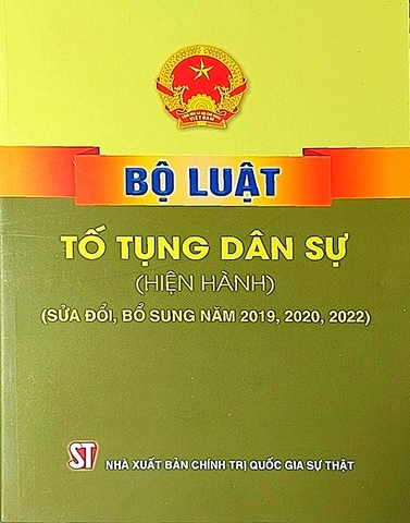 Sách Bộ luật Tố tụng dân sự (hiện hành) bản mới nhất