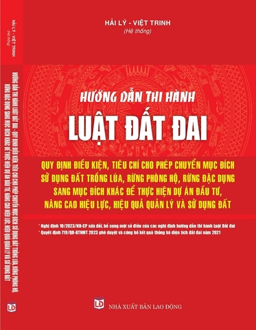 Hướng Dẫn Thi Hành Luật Đất Đai (bản năm 2023)