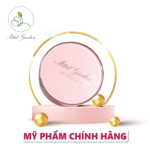 Mini Garden 3 In 1 CC Cushion tặng Son Hapy Matte Lip Cream màu bất kỳ