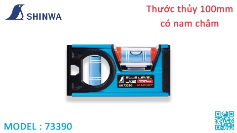 Thước thủy có từ Shinwa 100mm