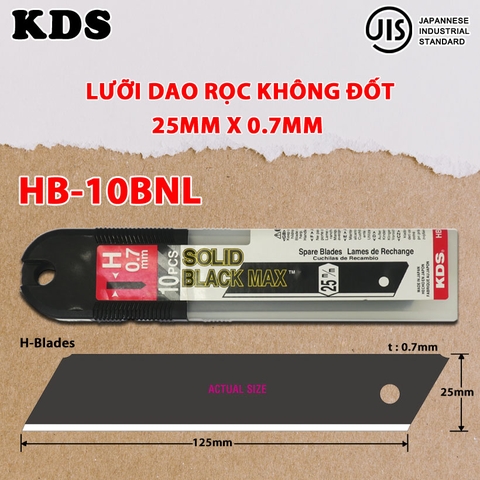 Lưỡi dao không đốt 25mm KDS HB-10BNL