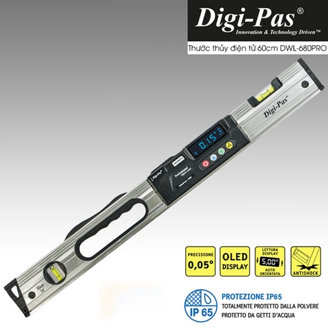 Thước Thủy Điện Tử Digi-Pas DWL-680Pro