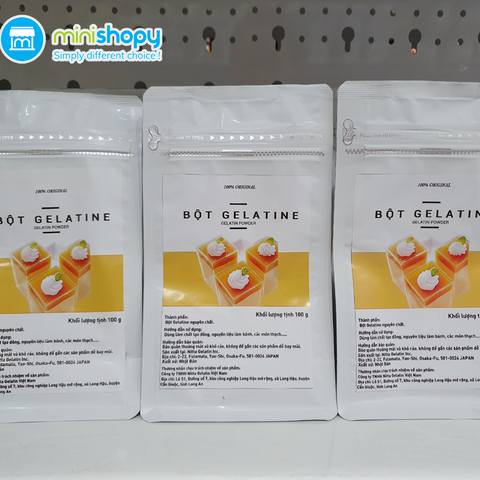 Bột Gelatine nhật - 100g