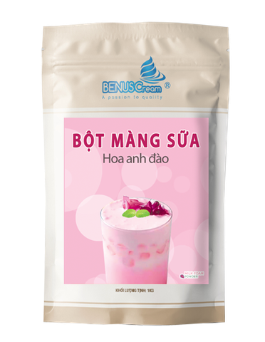 Bột Milk Foam Hoa anh đào