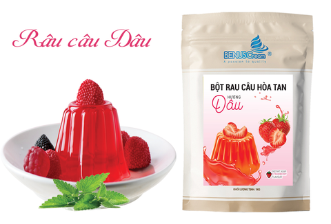 Bột rau câu  vị Dâu - 1kg