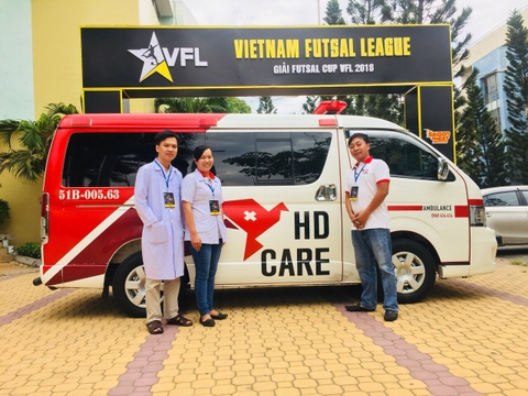 HD Care đồng hành cùng giải bóng đá trong nhà Vietnam Futsal League 2018