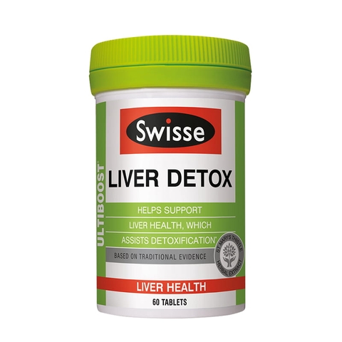 Thải độc gan Swisse liver Detox 60V của úc