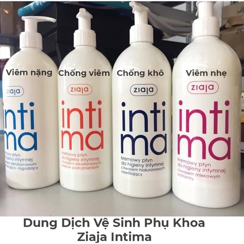 Dung dịch vệ sinh Ziaja Intima 500ml có vòi- xanh đậm