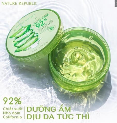 Gel lô hội Soothing & Moisture Aloe Vera 92% Nature Republic