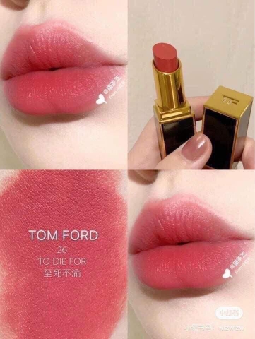Son Tom Ford Lip Color Satin Matte 26 To Die For Màu Hồng Đất