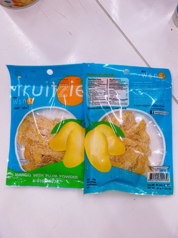Ô mai Thái Lan Fruitzie ( Xoài trộn bột mận ) 50g