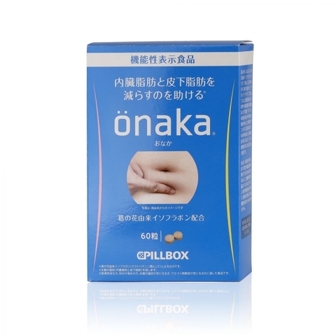 Viên uống giảm mỡ bụng Onaka Pillbox Nhật Bản 60 viên