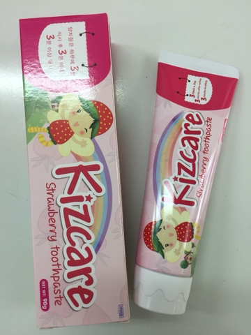 kem đánh răng  trẻ em KidCare strawberry toothpaste hương dâu