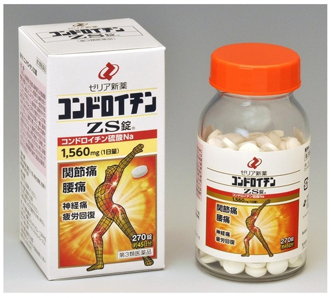 Viên uống trị đau khớp ZS Chondroitin 270 viên Nhật Bản