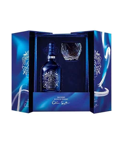 Hộp quà rượu Chivas Regal 18 Blue Signature (Phiên bản 2021)