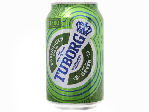 Lốc 6 lon bia Tuborg