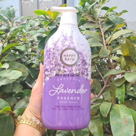 Sữa tắm Happy Bath hương Lavender 900ml