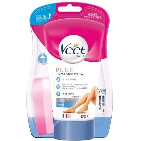 Kem tẩy lông Veet 150g cho da nhạy cảm nội địa Nhật