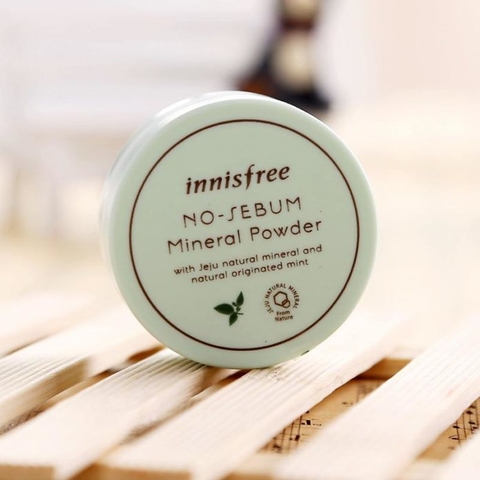 Phấn Phủ Kiềm Dầu dạng bột khoáng Innisfree No-Sebum Mineral Powder (5g)