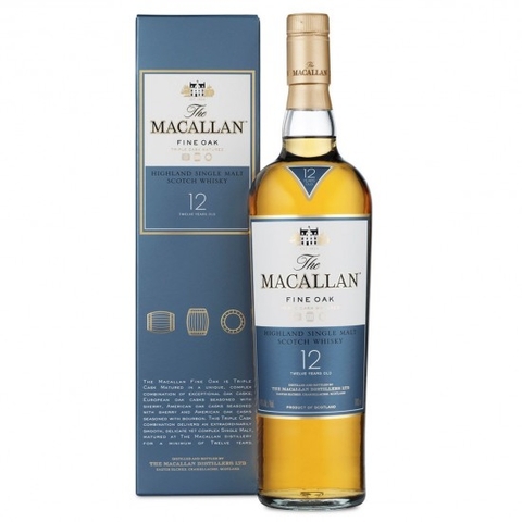 Rượu Macallan Fine Oak 12 Years Old 700ml