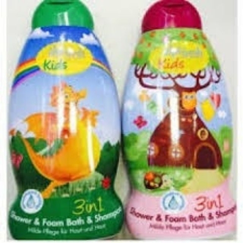 Sữa Tắm, Gội, Xả alpi Kids trẻ em 500ml