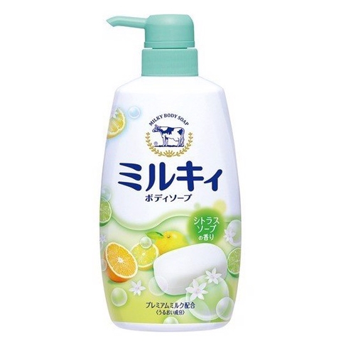 Sữa tắm MILKY BODY SOAP hương hoa cam chanh 550ML
