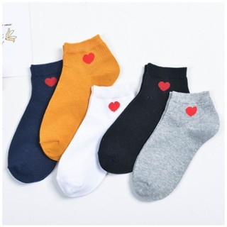 Tất nữ cotton trái tim  Socks 1328