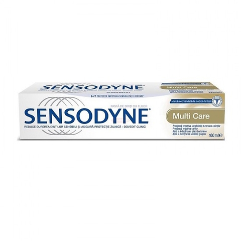 Kem đánh răng giảm ê buốt bảo vệ toàn diện Sensodyne Multicare 100g