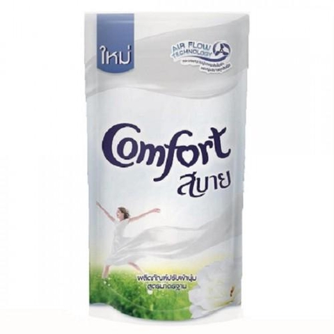 Túi nước xả vải Comfort Thái màu trắng 580ml