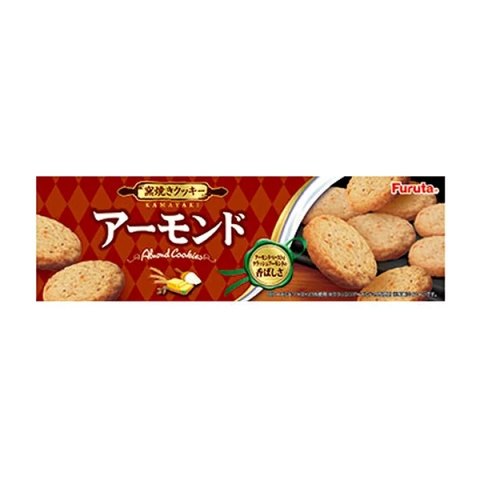 Bánh Quy Furuta vị hạnh nhân hộp 120gr 10 bánh ( nâu)