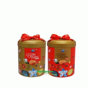 Kẹo Butter Toffees Collection hộp thiếc tròn 200g