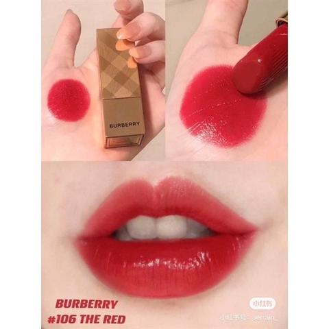 Son Burberry 106 The Red Mini Màu Đỏ - Satin