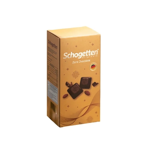 Socola Schogetten Dark Chocolate hộp vàng 100g
