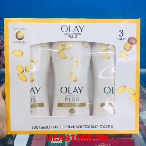 SỮA TẮM DƯỠNG ẨM TRẮNG DA OLAY ULTRA MOISTURE PLUS WITH SHEA BUTTER