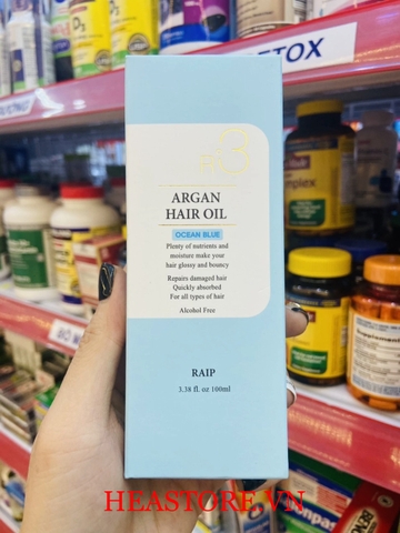 DẦU DƯỠNG TÓC ARGAN HAIR OIL OCEAN BLUE ( XANH DƯƠNG)