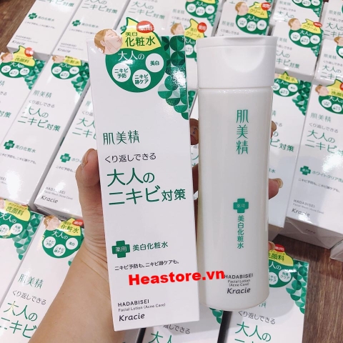 NƯỚC HOA HỒNG TRỊ MỤN KRACIE HADABISEI FACIAL LOTION - 200ML