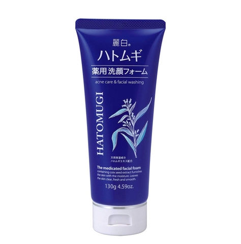 SỮA RỬA MẶT HATOMUGI THE MEDICATED FACIAL FOAM - 130G