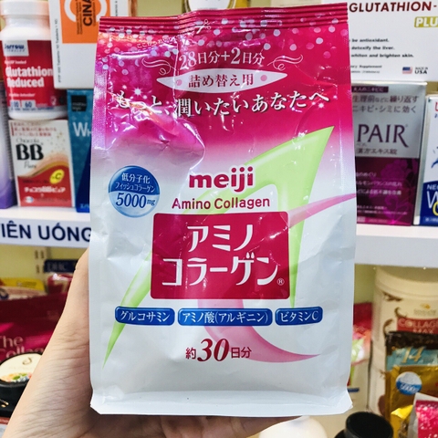 Collagen Meiji Amino dạng bột Nhật Bản 30 Ngày