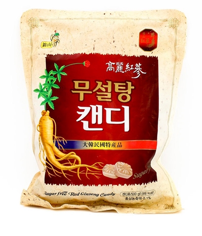 KẸO SÂM HÀN QUỐC SAMSUNG SUGAR FREE RED GINSENG CANDY - 500G