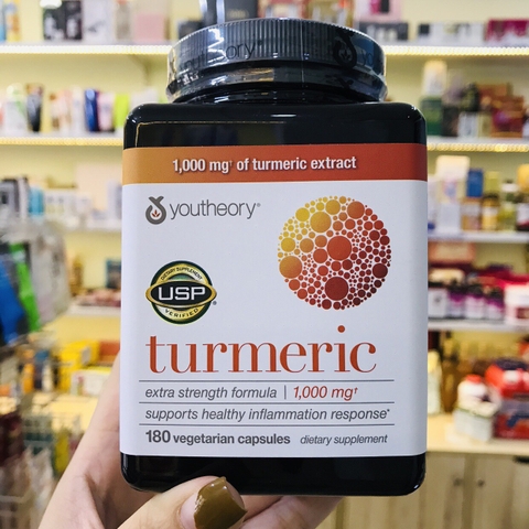 VIÊN UỐNG YOUTHEORY TURMERIC 1000MG - 180 VIÊN