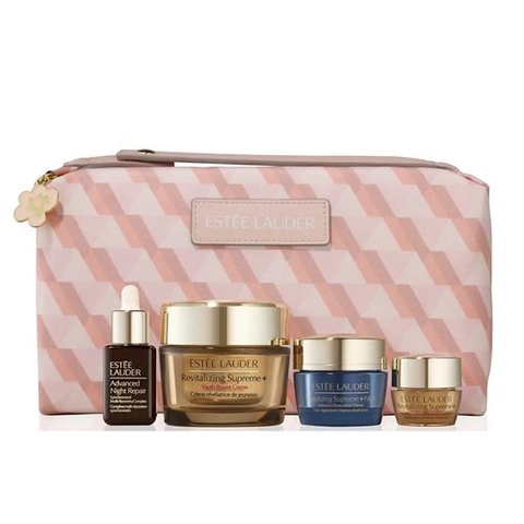 SET 4 MÓN KÈM TÚI ESTEE LAUDER THE FIRMING ROUTINE LE RITUEL RAFFERMISSANT