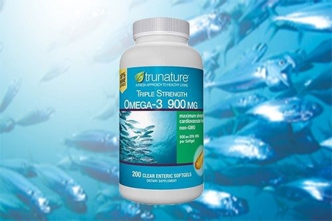 VIÊN UỐNG TRUNATURE DẦU CÁ TRIPLE STRENGTH OMEGA-3 900MG - 200 VIÊN