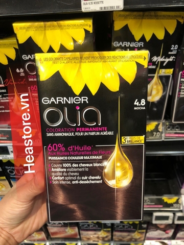 THUỐC NHUỘM TÓC GARNIER OLIA COLORATION PERMANENTE