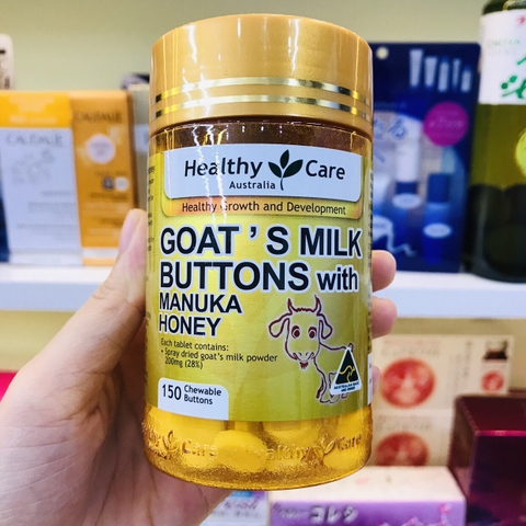 SỮA GOAT'S MILK  BUTTONS WITH MANUKA HONEY HEATHY CARE 150 V