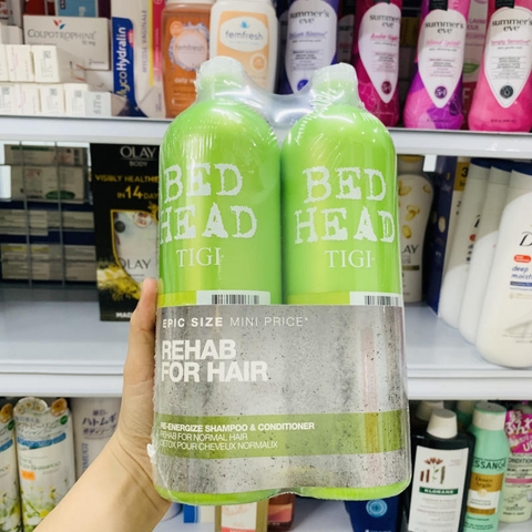 SET GỘI XẢ BED HEAD TIGI REHAB FOR HAIR - 750ML