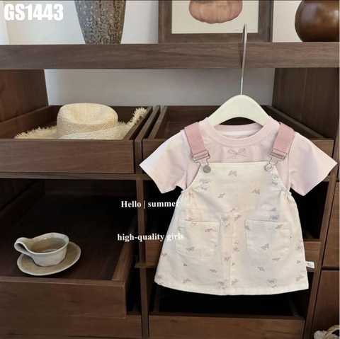 Set Áo Yếm 2 Túi Bướm