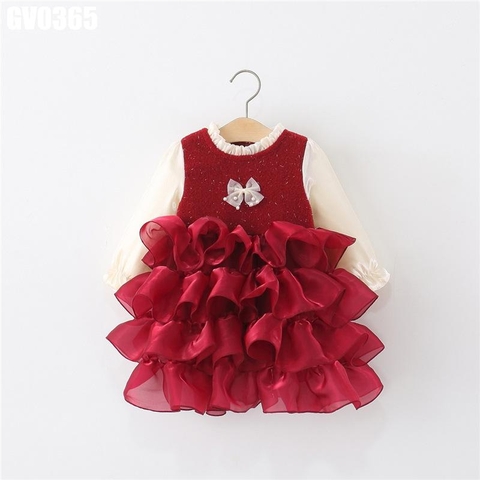 Váy Lót Lông Tay Dài Voan Tầng