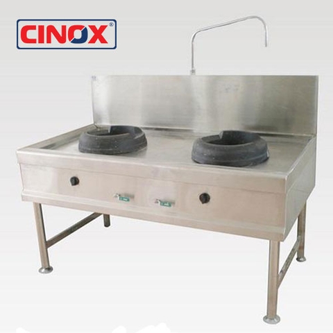 CINOX- BẾP Á 2 HỌNG 7B KIỀNG RỜI DÙNG GA 