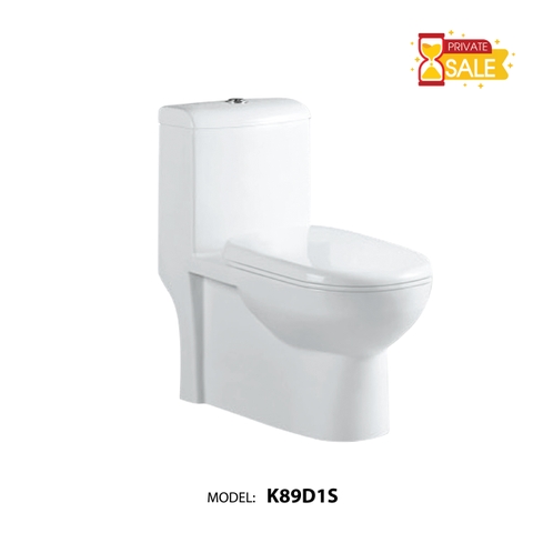 BỒN CẦU CARANO 1 KHỐI K89D1S ( TOILET MODEL: K89D1S )